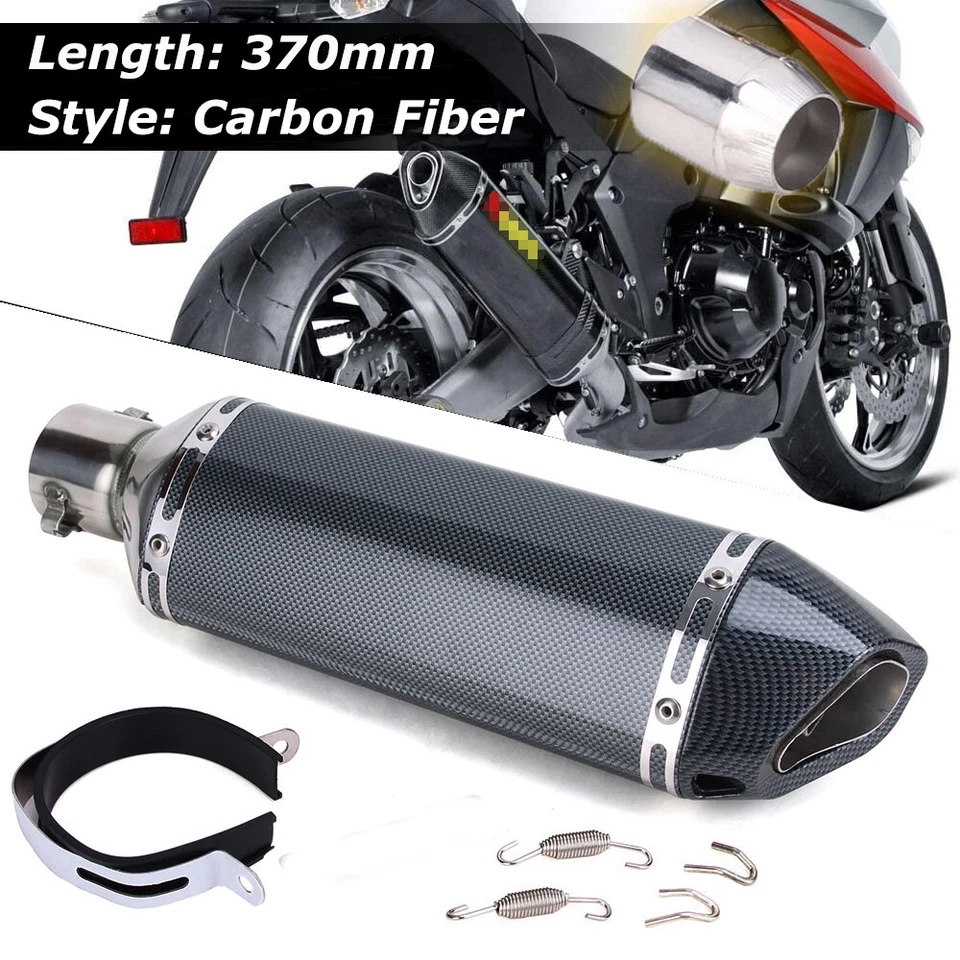 38-51mm Slip-on Exhaust Pipe Muffler w/DB Killer for Motorcycle ATV Yamaha Honda Foto 2 de 4