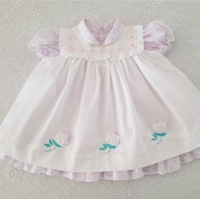 girls purple pinafore