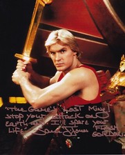 SAM J JONES signed autograph 20x25cm FLASH GORDON in person autograph COA