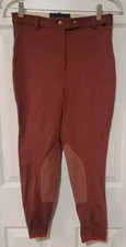 Vintage Miller's Equestrian Riding Women's High Rise Red Stretch Pants Size 28