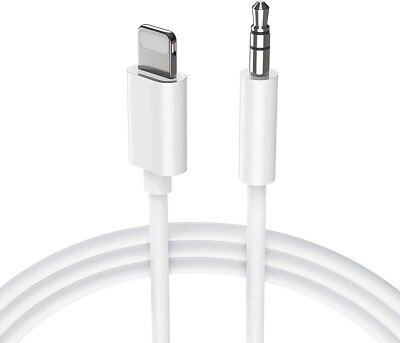 AUX Kabel Audiokabel auf 3.5mm Adapter Auto für iPhone 14/13/12/11/XR/X/8/7 iPad