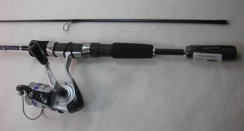 Daiwa DSK10-2B-F502UL DSK DShock 5 Ft Spinning Rod Reel Combo 2 pc - 第 3/3 張圖片