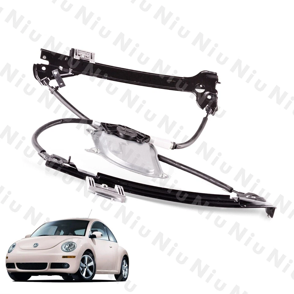 Regulador de ventana eléctrica delantero izquierdo para Volkswagen Beetle Convertible 2003-10 Foto 2 de 4