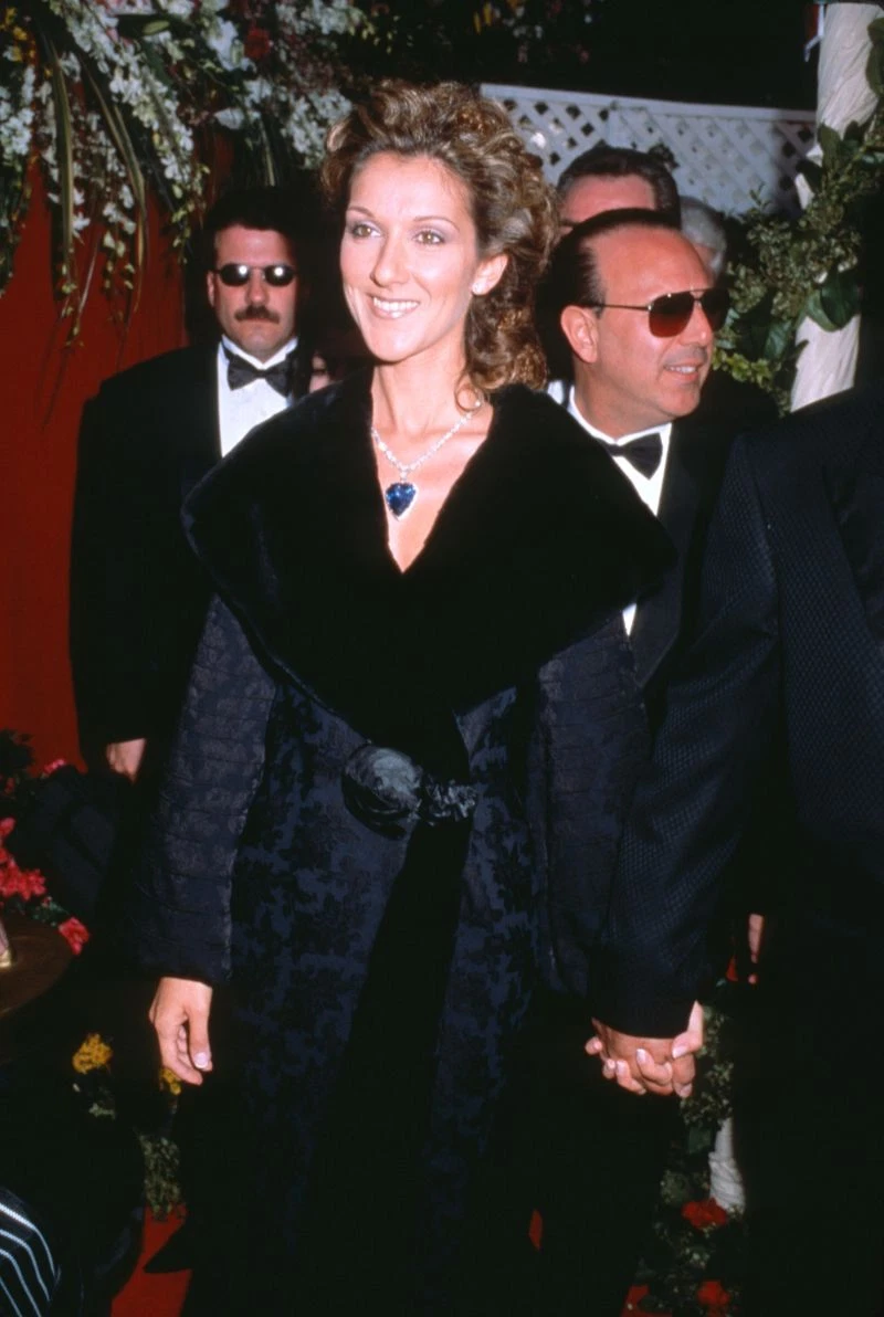 Lotto di (10) Abito Versace anni '90 CELINE DION & RENE ANGELIL originale 35 mm diapositive
