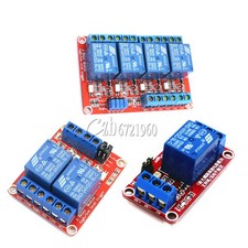 For High Low Level Trigger 5V/9V/12V/24V 1/2/4 Channel Optocoupler Relay Module