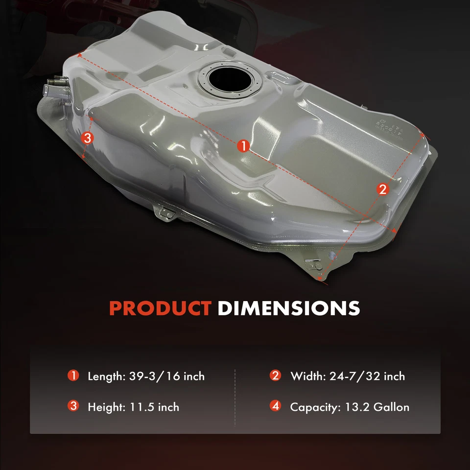 New 13.2 Gallons Fuel Tank for Nissan Sentra 2000 2001 2002 L4 1.8L 2.0L 2.5L - Image 4 of 4