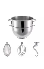 HOBART mixer accessories- dough hook, paddle, whisk, bowl  20 30 40 60 80 140 qt