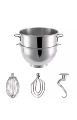 HOBART mixer accessories-attachment hook, paddle, whisk, bowl  203040 60 80140qt