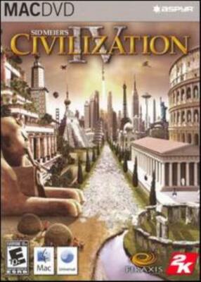Civilization IV 4 + Manual MAC DVD conquer world past colonizations history game