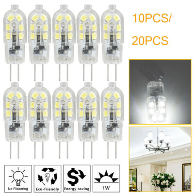 G4 LED Corn Light Bulb 2W (20W Equivalent) AC/DC 12Volt Bi Pin Base Lamps 10/20x