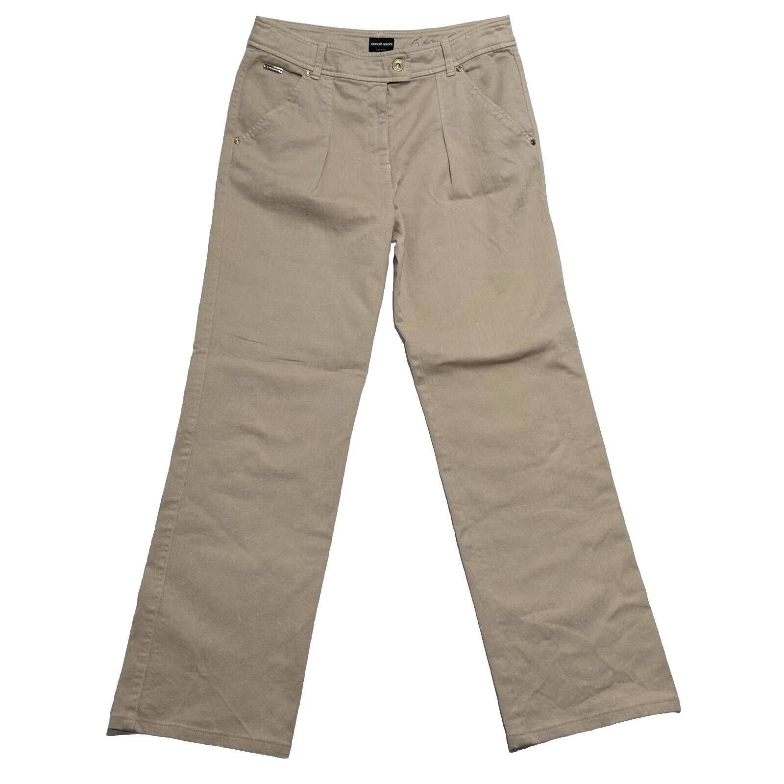 ARMANI pantalones de algodón para mujeres