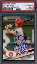 Cavan Biggio PSA DNA Signed 2017 Topps Pro Debut Rookie Autographed