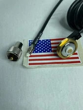 NMO 3/4 Inch Antenna Hole Mount with PL-259 Connector EZ Install MADE IN USA
