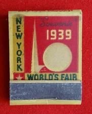 1939 World's Fair New York Matchbook ANACIN Pain Tablets 
