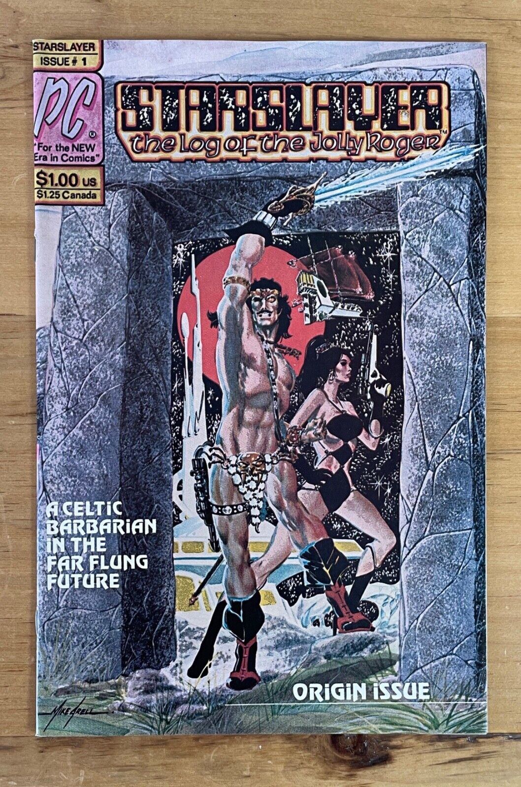 STARSLAYER #1 ~ PACIFIC COMICS 1982 ~ VF+