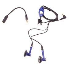 2.5mm to 3.5mm Adapter Headset Earphones Handsfree Mic for Cell Phones