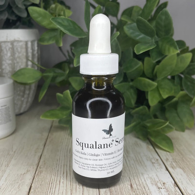 Squalane Plus Gotu Kola Ginkgo Serum  Anti Aging Wrinkles & Fine Lines