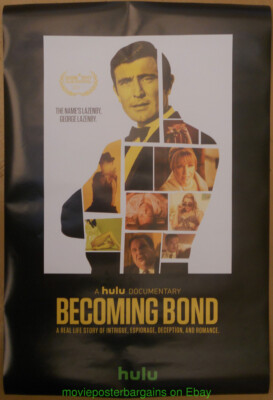 JAMES BOND Documentary BECOMING BOND MOVIE POSTER SS 24x36 Inch HULU  2017