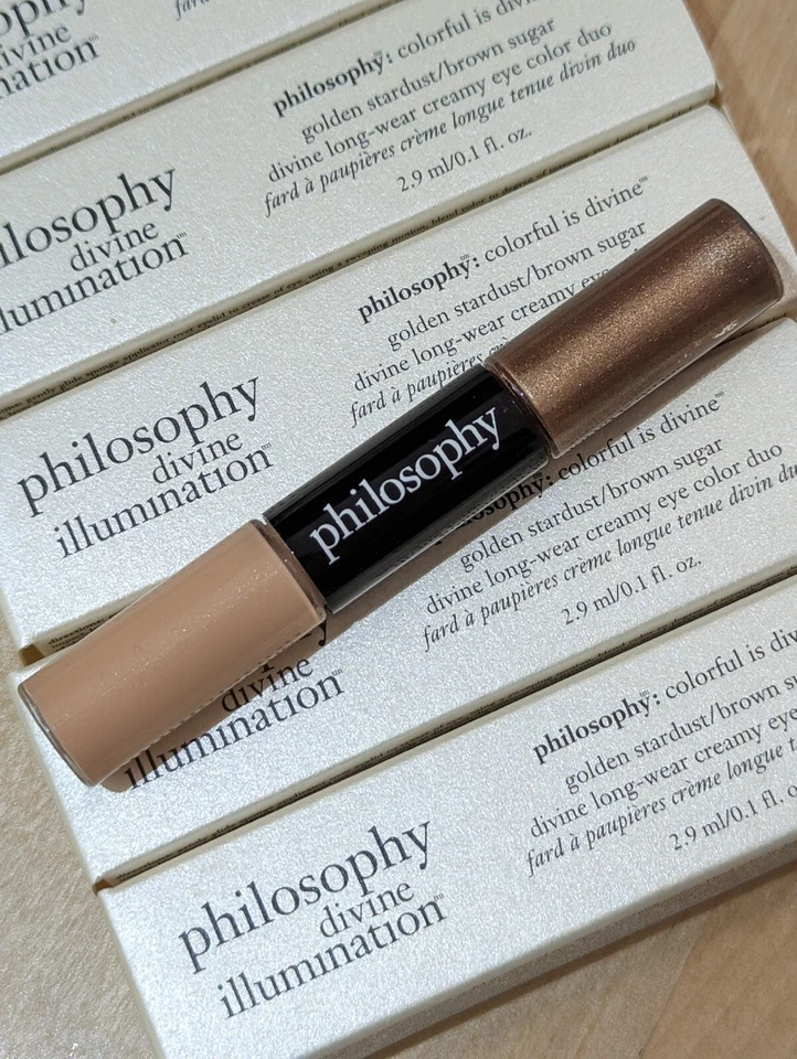 Philosophy Divine Illumination Eye Color Duo Brown Sugar/Gold Stardust - Lote de 5 - Imagem 2 de 3