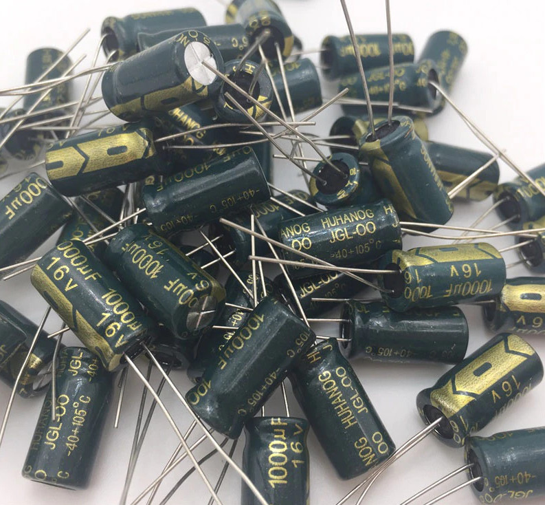 lotx5 Condensateurs 16V 100UF 220UF 330UF 470UF ... 3300UF 4700UF en aluminium