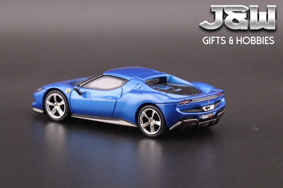 BBR Models Ferrari 296 GTB Blu Corsa 1/64 - Image 4 of 4