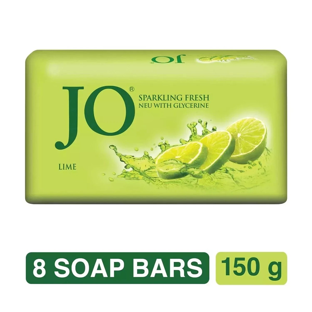Jo Sparkling Fresh With Glycerine lime fragrance Soap Each 150gm