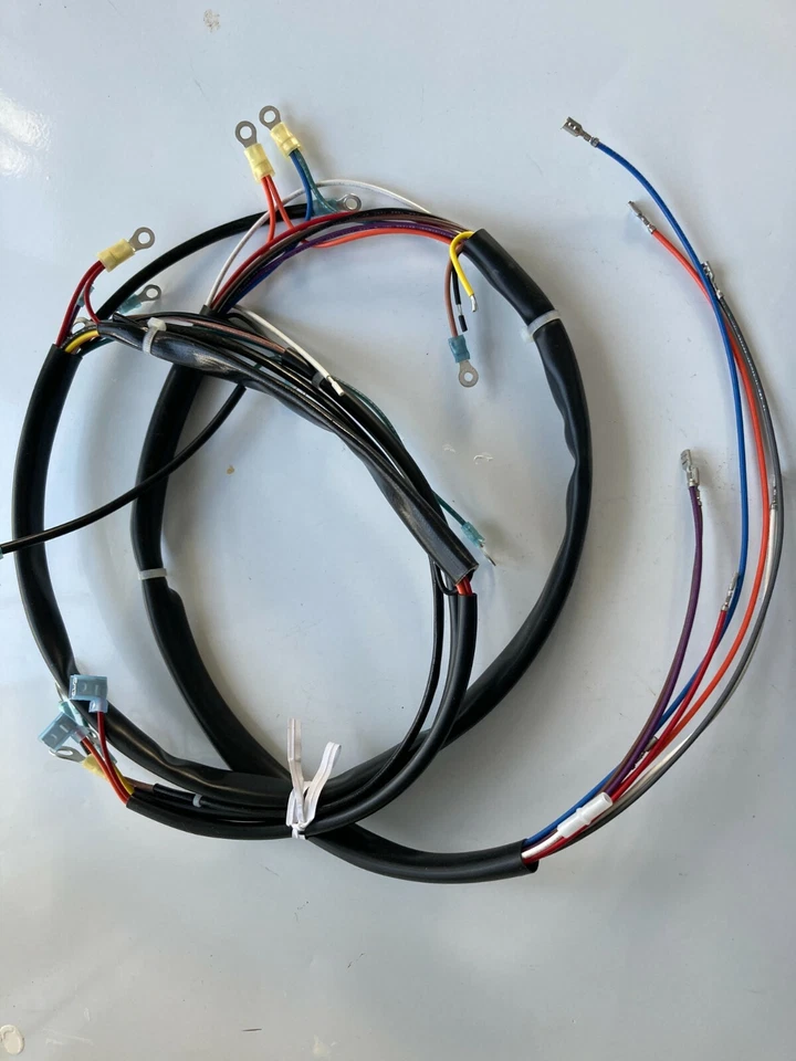 Big Twin FLH 1973-77 arnés de cableado principal con terminales 70320-73a Foto 3 de 4