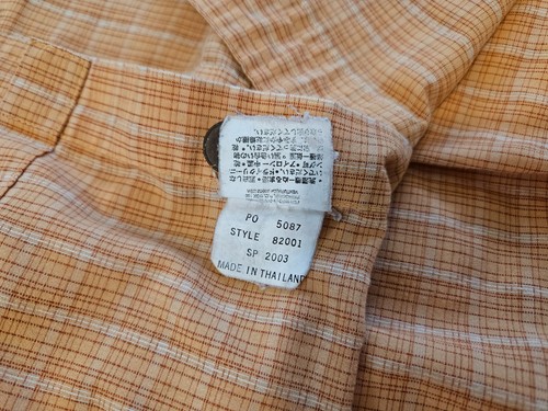 Vintage Patagonia Men's XL Short Sleeve Button Down Up Shirt Plaid Orange BX7 - Picture 23 of 24