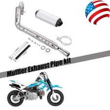 28mm Exhaust Muffler Pipe for 50cc-110cc 125cc Pit Dirt Bike CRF50 XR50 SSR SDG