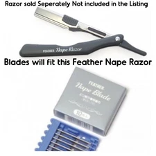 JATAI Feather F1-30-300 Nape Razor Replacement Refill 10 Blades Pack Only Japan