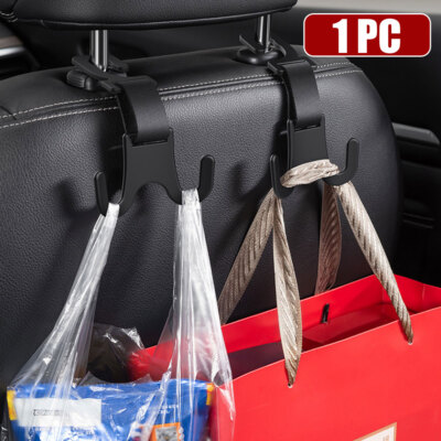 Vehicle Car Seat Back Headrest Hook Hanger Holder Storage Bag Hook