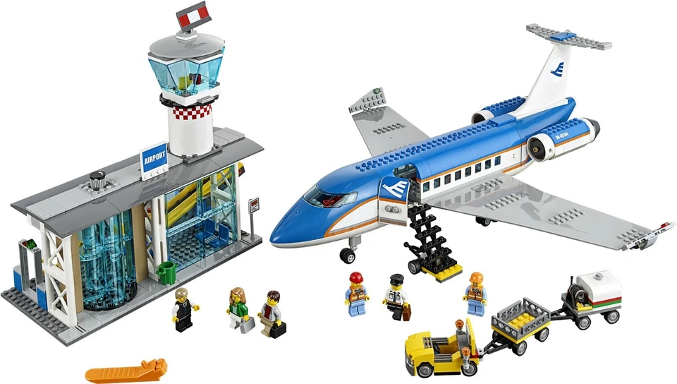 LEGO 60104 City Airport Passenger Terminal Discontinued 2016 New Sealed - Image 2 of 4