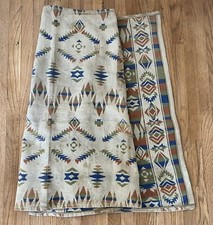 Vintage Native American Indian Wrap Skirt, Beige/Blue/Orange/Etc.