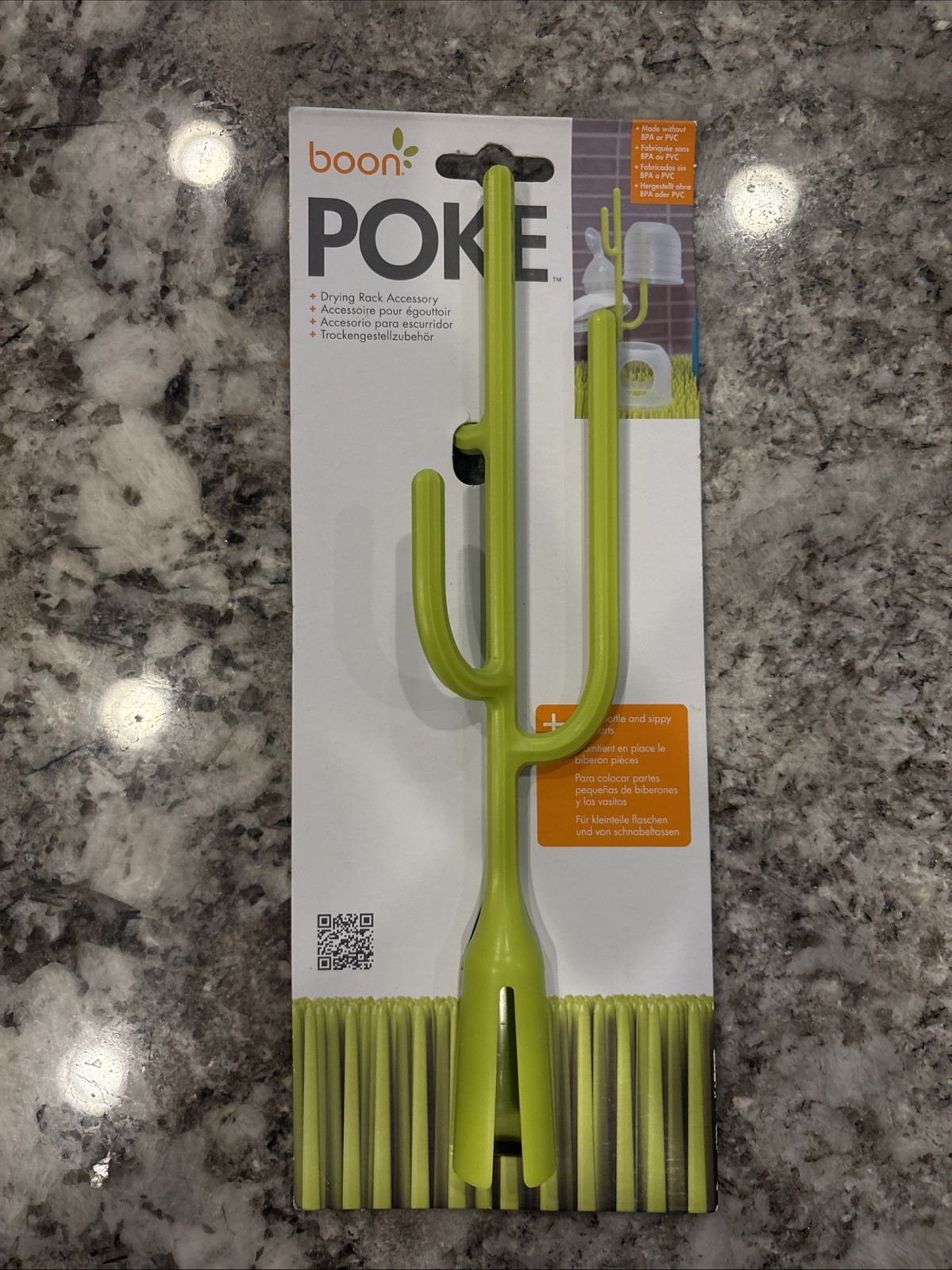Boon Poke Drying Rack Bottle Cleaning Accessory - Green - BP