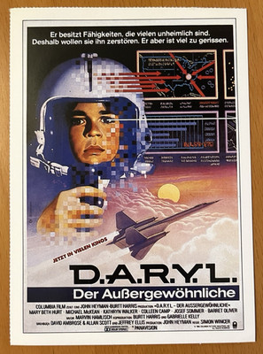 D.A.R.Y.L. - Der Außergewöhnliche - Filmkarte Filmplakatkarte Cinema -