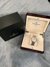 Frederique Constant Men's Classic Date Quartz Silver Watch