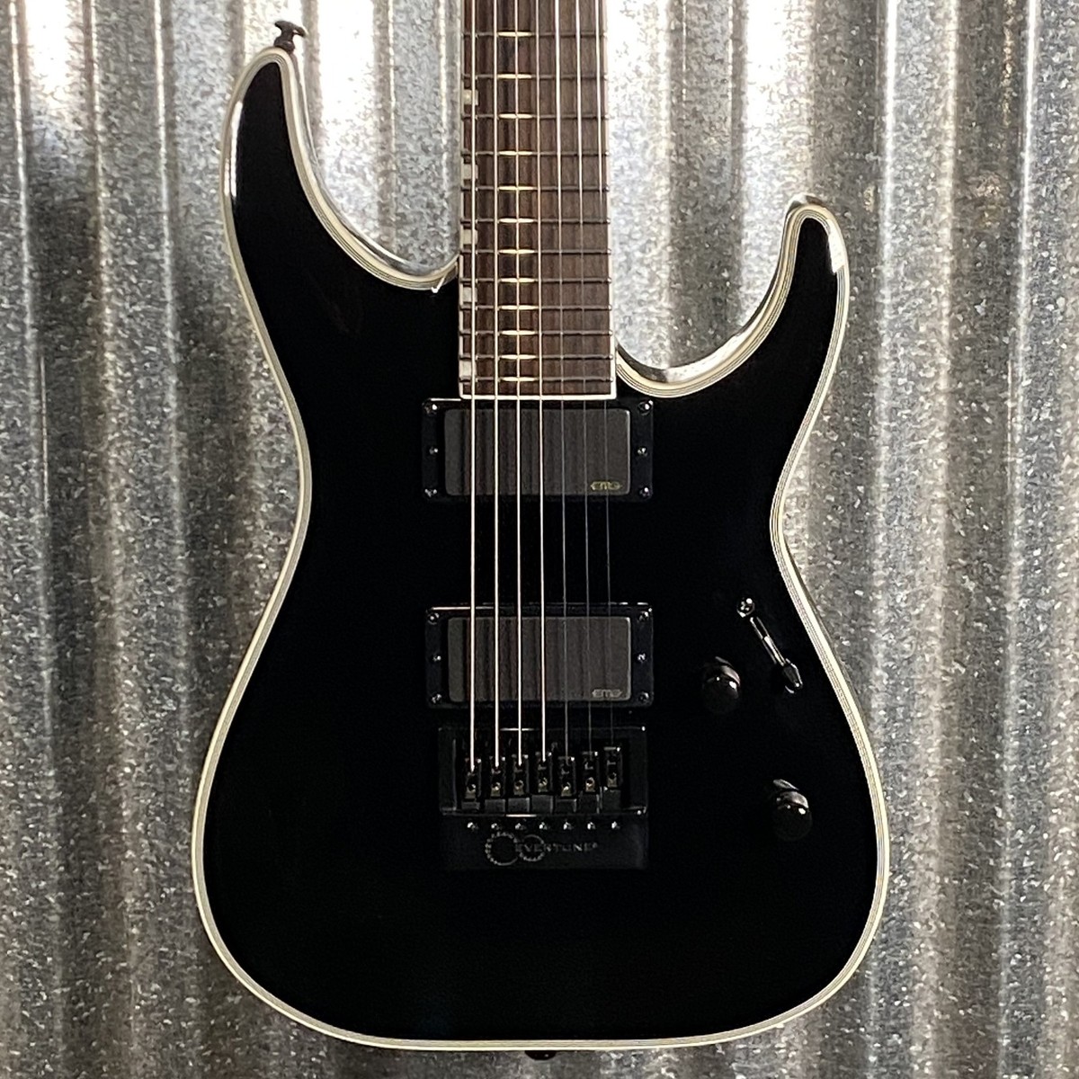 1007様 ESP LTD MH-1007 Evertune 7 String Black Guitar MH1007ETBLK #1187