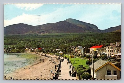 POSTKARTE - IRLAND - NEWCASTLE - COUNTY DOWN - THE PROMENADE - VERSCHICKT