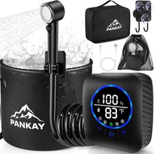 Portable Shower for Camping, 8000mAh Rechargeable Camping Shower Pump with XL...