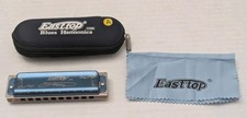 EASTTOP 008K Diatonic Blues Harmonica Key of A Blues Harp Mouth Organ 10Hole New