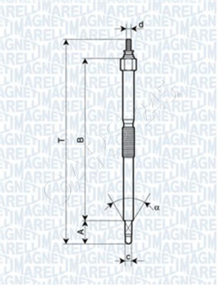 Glow Plug Fits NISSAN Almera II Hatchback Tino Cabstar 11065-AD201