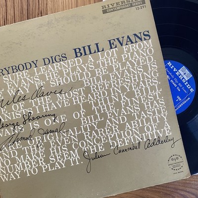 Bill Evans Trio Everybody Digs Bill Evans RLP 12-291 Mono First Pressing Vinyl
