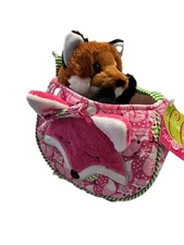 Douglas Toys, Reba Fox Purse Plush Tote with Lil' Baby Fox, 7"
