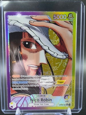 OP09-062 Nico Robin Leader V2 Alternative Art - One Piece TCG ENG