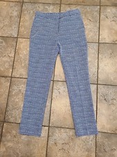 Boss by Hugo Boss Tweed Like Blue/white Womens Size 6 Dress Pants