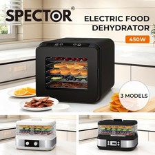 Spector Electric Food Dehydrator Fruit Meat Beef Veg Dryer Machine 5/6 Trays