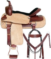Horse Saddle Leather Barrel Western Handmade Racing Racer Equestrian Trail Tack