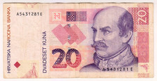 2001 Croatia 20 Kuna 5431281 Paper Money Banknotes