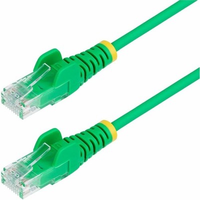 StarTech 50ft Green Slim CAT6 Ethernet Cable Slim Snagless RJ45 UTP LSZH 28AWG