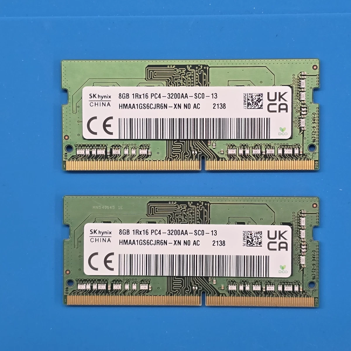 PC4-25600 (DDR4-3200) Bus Speed Computer RAM 8 GB Capacity per